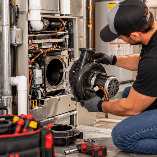 HVAC Inducer Motor Replacement